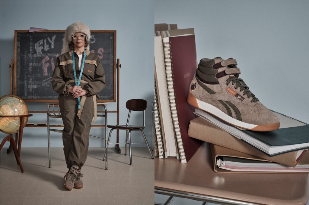 Streetwear Icon April Walker Reimagines Reebok’s Freestyle Hi for Women’s Empowerment Collection