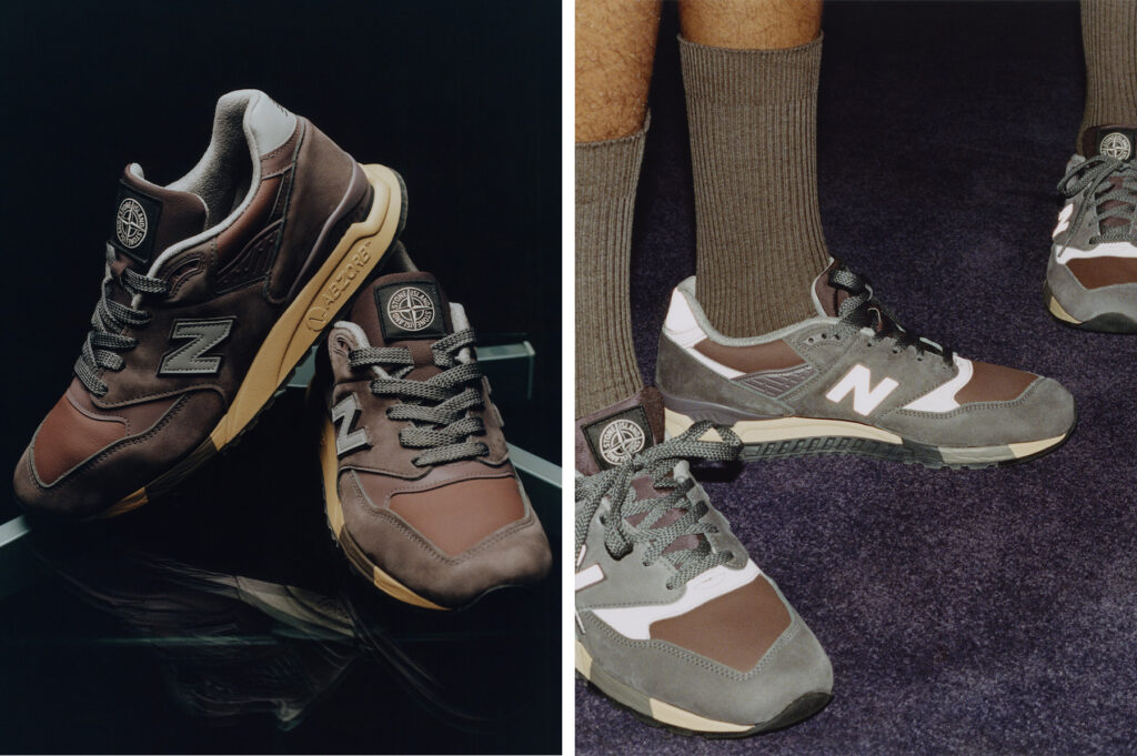 Stone Island Takes Inspiration From One of Its Oldest Fabrics on One of New Balance’s Most Classic Sneakers