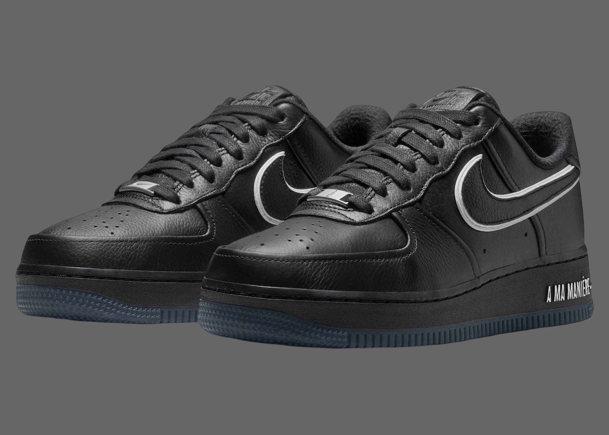 A Ma Maniére x Nike Air Force 1 “Black” Releases March 2025