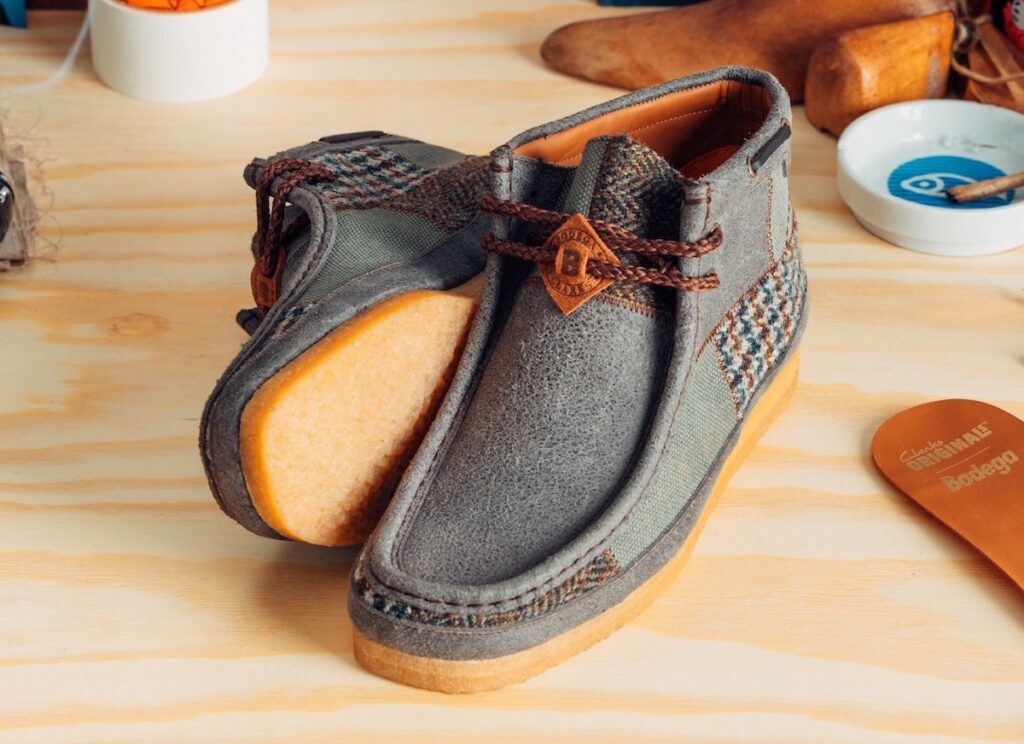 Bodega x Clarks Patchwork Wallabee 3.0 “Northeast Corridor” Releases March 2025