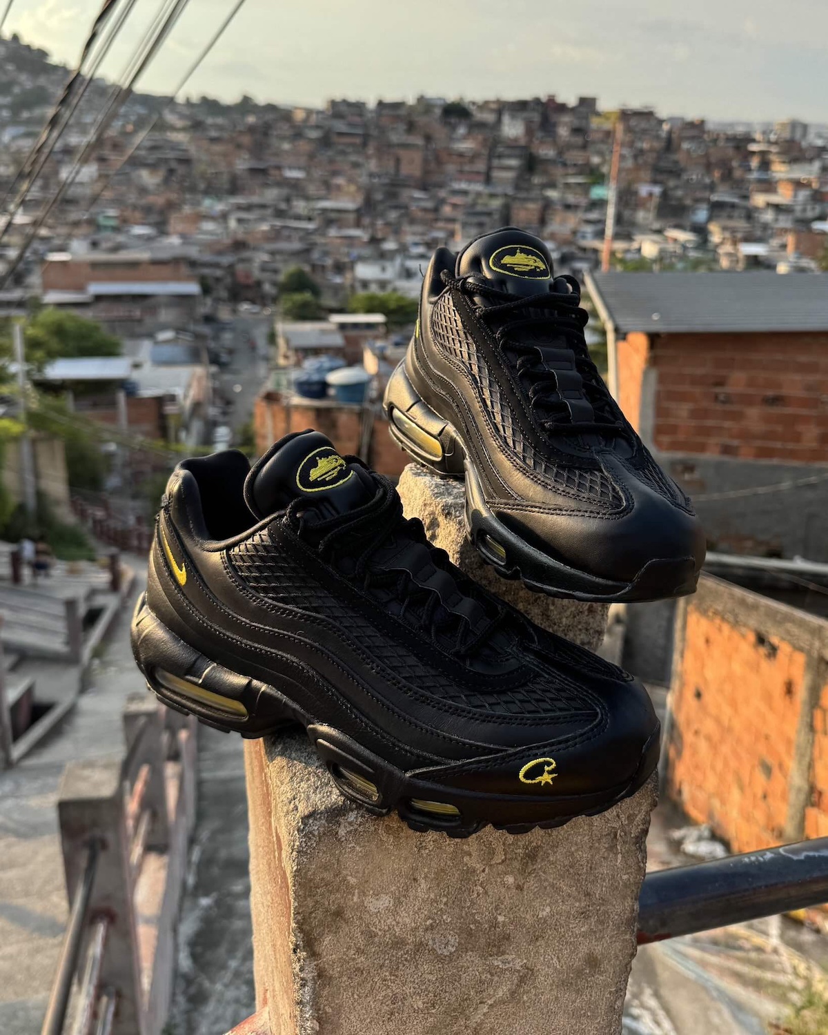 Corteiz x Nike Air Max 95 “Honey Black” Releases April 2025