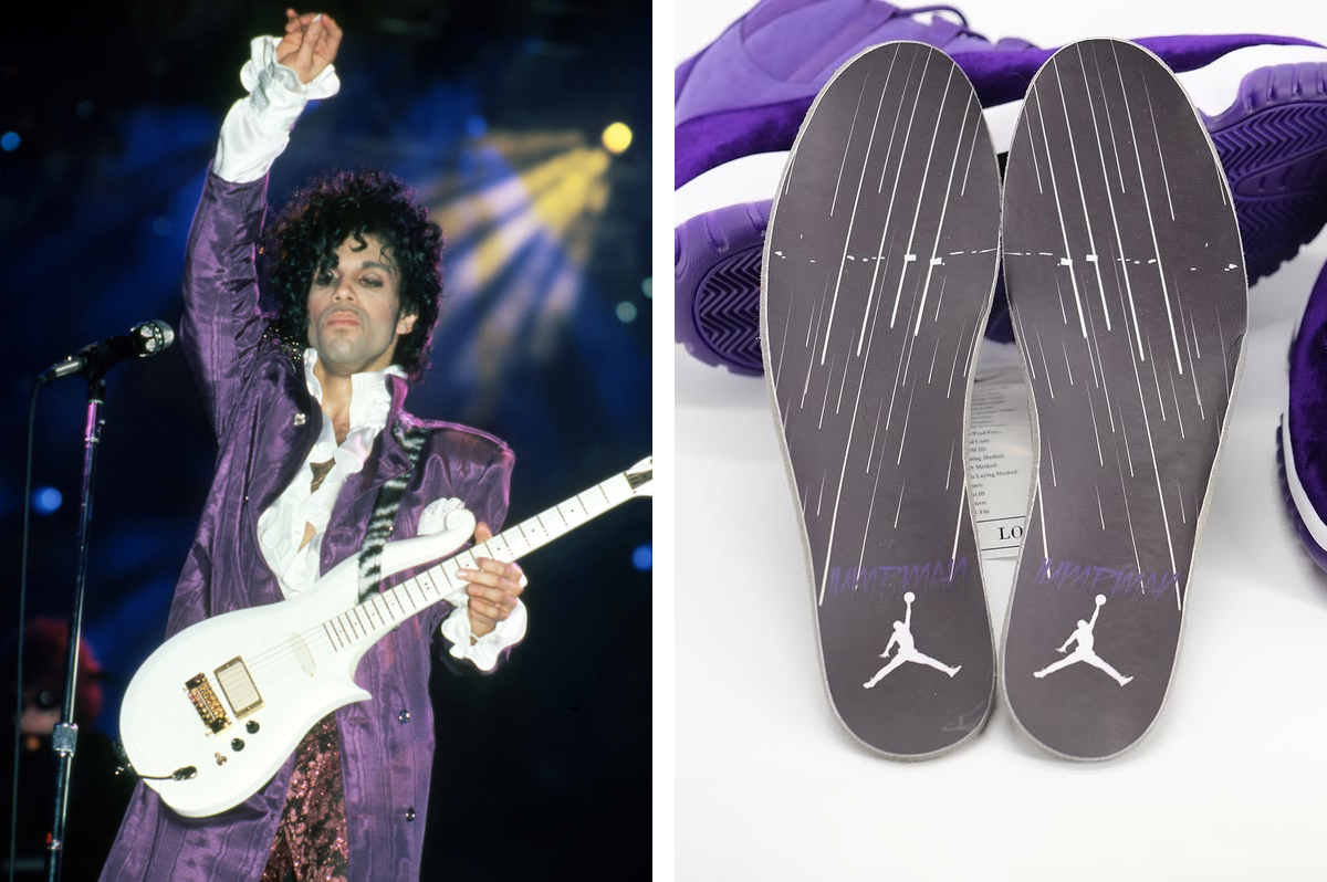 This Extremely Rare ‘Purple Rain’ Air Jordan Sneaker Made for Price Sold for $100,000