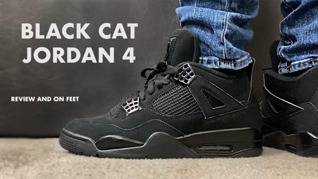 Air Jordan 4 Retro “Black Cat” On-Feet Overview