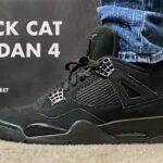 Air Jordan 4 Retro “Black Cat” On-Feet Overview